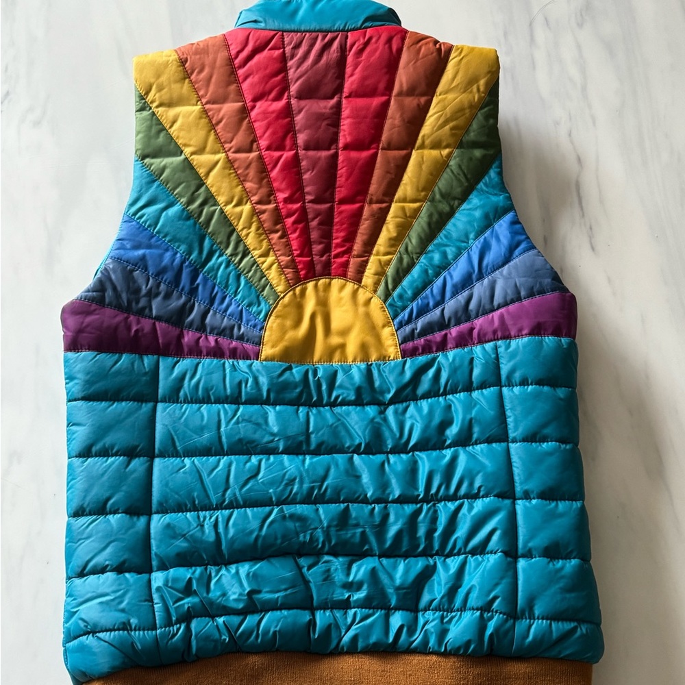 Aviator Nation Sunburst Puffer Vest